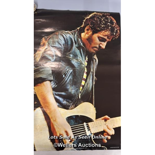 3 - Four assorted Bruce Springsteen posters, largest 59 x 97 cm  / T37