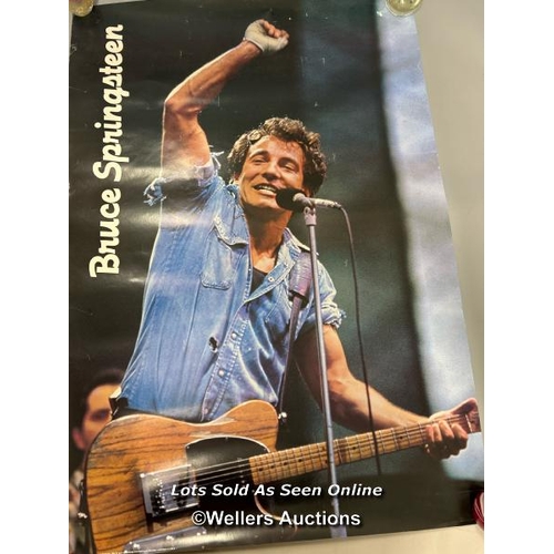 3 - Four assorted Bruce Springsteen posters, largest 59 x 97 cm  / T37