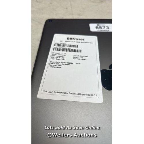 5032 - APPLE IPAD AIR / 3RD GEN (2019) / A2152 / 64GB / SERIAL: DMPCM25XLMPD / I-CLOUD (ACTIVATION) LOCKED ... 