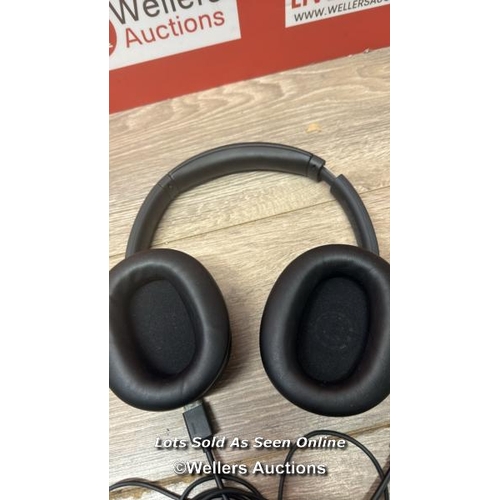 5123 - SONY WHCH720NB NOISE CANCELLING OVEREAR HEADPHONES / POWERS UP, DOES NOT CONNECT TO BLUETOOTH, MINIM... 