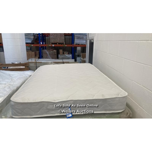 151 - RRP: 135.99 - SERENITY SLEEP OPEN COIL MATTRESS / DOUBLE / SEE IMAGES