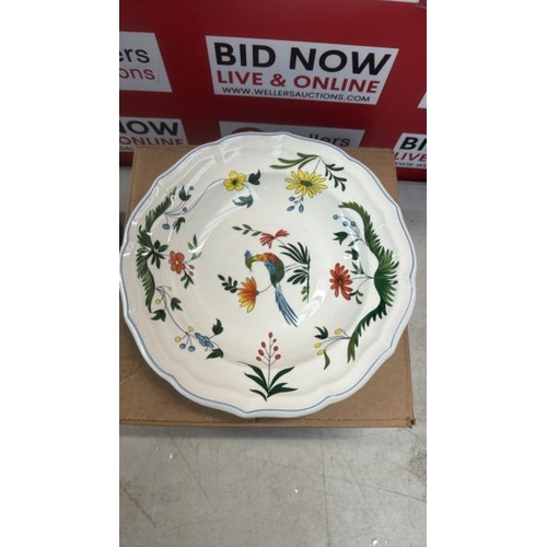 9505 - GIEN B/PARADISE SOUP PLATE 6, APPEARS NEW, SEE IMAGES  / G23