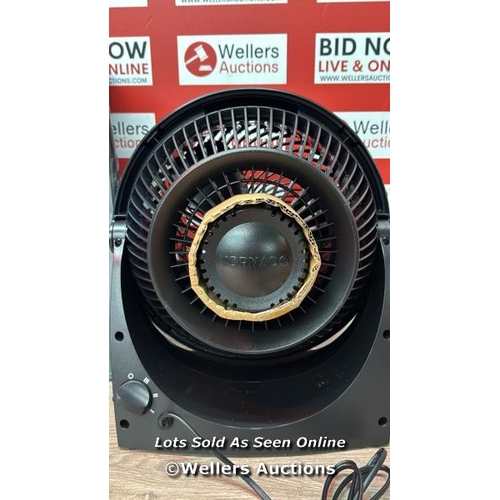 93 - VORNADO FAN 633 ROOM VENTILATOR, BLACK (EU PLUG) / UNTESTED / APPEARS NEW OPEN BOX / E57