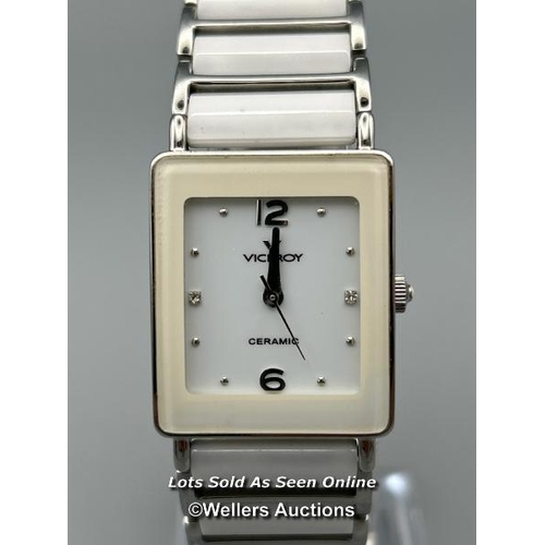 151 - Viceroy 47608 ladies ceramic watch, signs of use / AN47