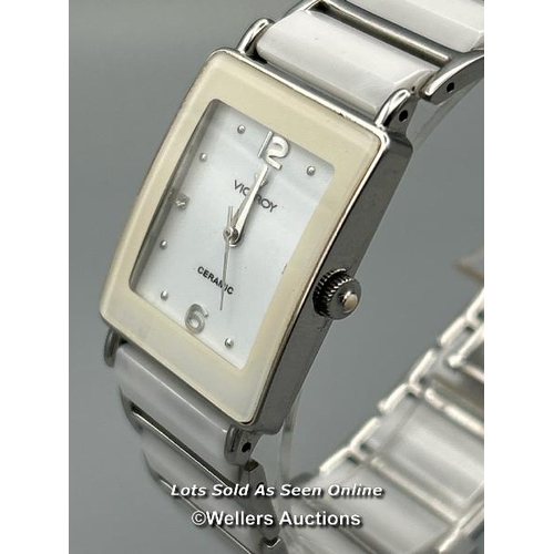 151 - Viceroy 47608 ladies ceramic watch, signs of use / AN47