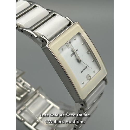 151 - Viceroy 47608 ladies ceramic watch, signs of use / AN47