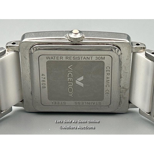 151 - Viceroy 47608 ladies ceramic watch, signs of use / AN47