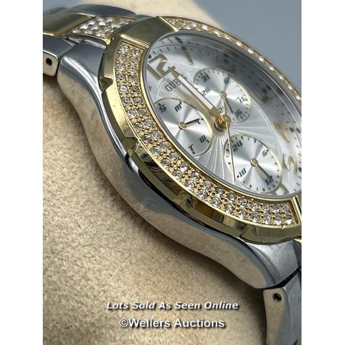 161 - Guess  U14007L1 stainless steel ladies watch, signs of use / AN47