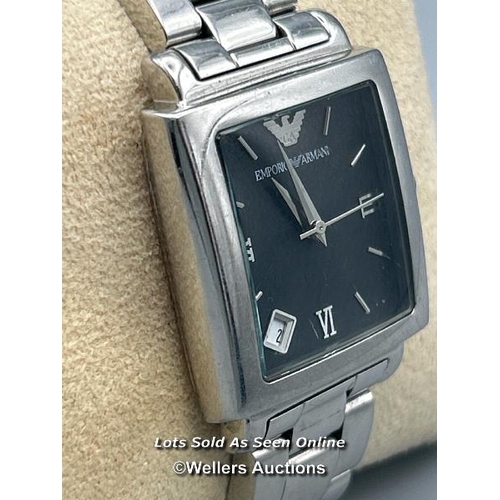 164 - Emporio Armani AR-5303 stainless steel ladies watch, signs of use / AN47