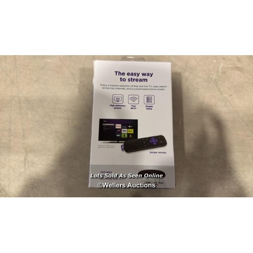 8003 - ROKU EXPRESS (NEW, 2023) HD STREAMING DEVICE WITH HIGH-SPEED HDMI CABLE AND STANDARD REMOTE (NO TV C... 