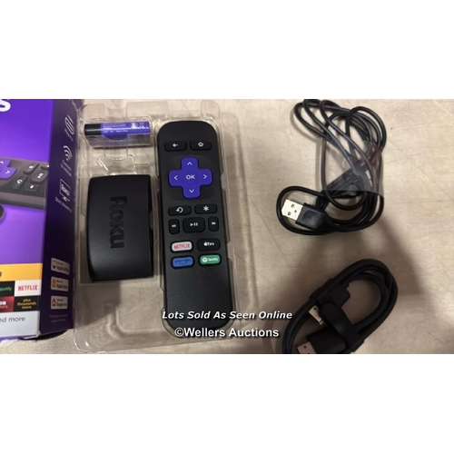 8005 - ROKU EXPRESS (NEW, 2023) HD STREAMING DEVICE WITH HIGH-SPEED HDMI CABLE AND STANDARD REMOTE (NO TV C... 