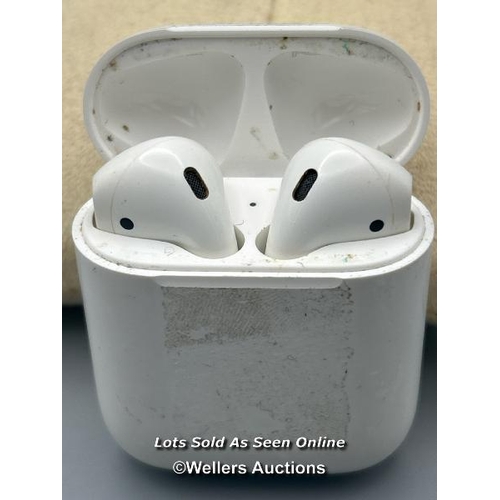 176 - Apple Airpods model A1602, powers up / not tested / signs of use / AN47