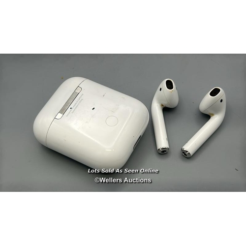 177 - Apple Airpods model A1602, powers up / not tested / signs of use / AN47