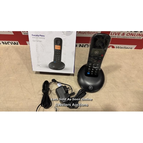 8022 - BT EVERYDAY CORDLESS LANDLINE HOUSE PHONE, BASIC CALL BLOCKER, DO NOT DISTURB BUTTON, SINGLE HANDSET... 