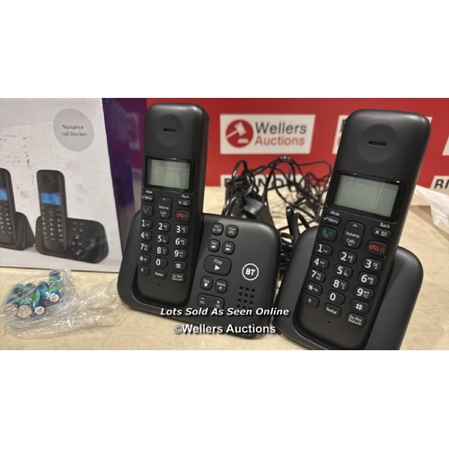 8023 - BT 3960 CORDLESS LANDLINE HOUSE PHONE, NUISANCE CALL BLOCKER, DO NOT DISTURB BUTTON, ANSWER MACHINE,... 