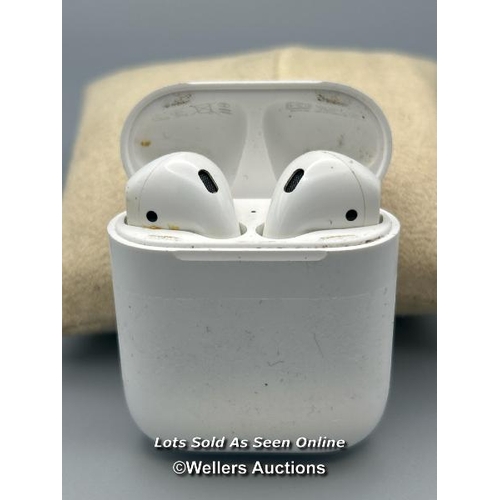 178 - Apple Airpods model A1602, powers up / not tested / signs of use / B30