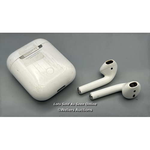 179 - Apple Airpods model A1602, powers up / not tested / signs of use / AN47