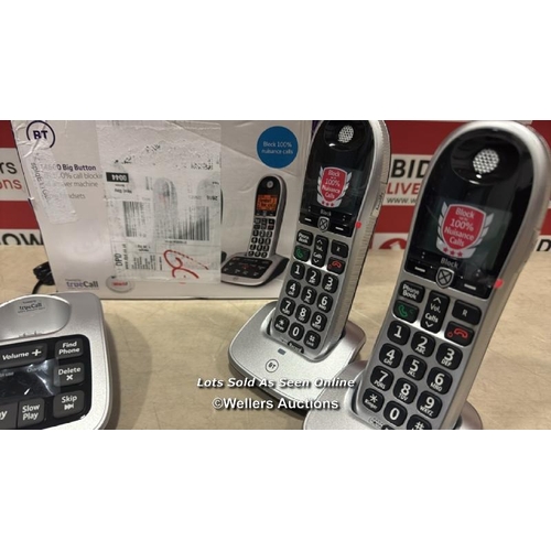 8025 - BT 4600 CORDLESS LANDLINE HOUSE PHONE, BIG BUTTONS, ADVANCED NUISANCE CALL BLOCKER, CALL BLOCK HOT K... 