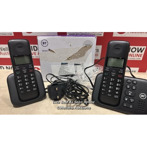 8026 - BT 3960 CORDLESS LANDLINE HOUSE PHONE, NUISANCE CALL BLOCKER, DO NOT DISTURB BUTTON, ANSWER MACHINE,... 