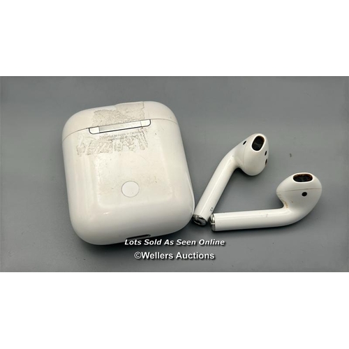 181 - Apple Airpods model A1602, powers up / not tested / signs of use / AN47