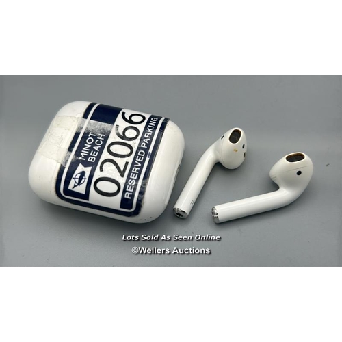 182 - Apple Airpods model A1602, powers up / not tested / signs of use / AN47