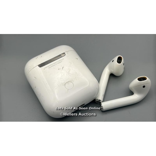 183 - Apple Airpods model A1602, powers up / not tested / signs of use / AN47