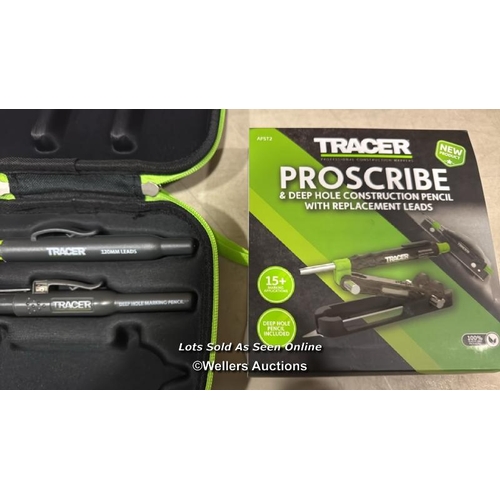 8029 - TRACER PROSCRIBE TOOL WITH DEEP HOLE PENCIL, LEAD HOLSTER AND CARRY CASE (DIY, WOODWORKING, AND CARP... 