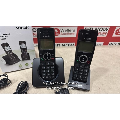 8033 - VTECH ES2001 DECT CORDLESS PHONE WITH NUISANCE CALL BLOCKER,EASY-TO-READ BACKLIT DISPLAY,ECO MODE,LA... 