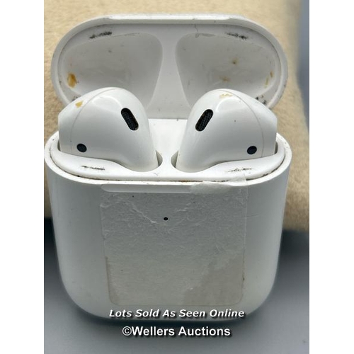 188 - Apple Airpods model A1938, powers up / not tested / signs of use / AN47