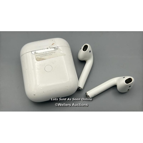 191 - Apple Airpods model A1938, powers up / not tested / signs of use / AN47