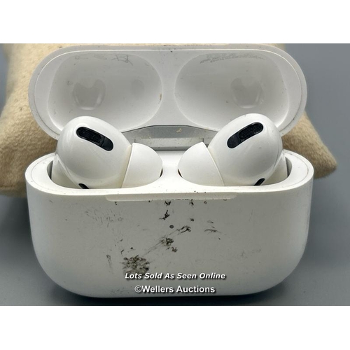 194 - Apple Airpods model A2190, powers up / not tested / signs of use / AN47