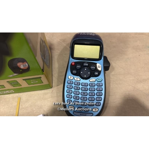 8042 - DYMO LETRATAG LT-100H HANDHELD LABEL MAKER | ABC KEYBOARD LABEL PRINTER WITH EASY-TO-USE, 13 CHARACT... 