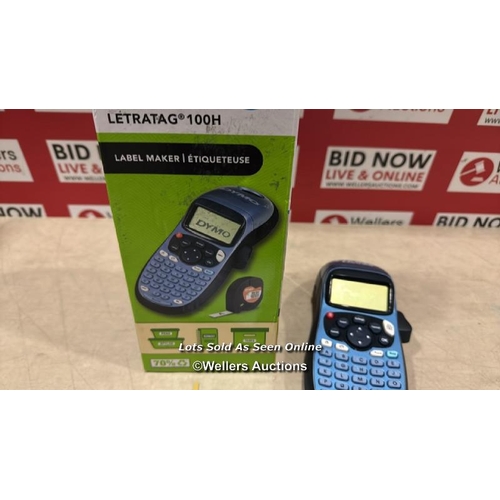 8042 - DYMO LETRATAG LT-100H HANDHELD LABEL MAKER | ABC KEYBOARD LABEL PRINTER WITH EASY-TO-USE, 13 CHARACT... 