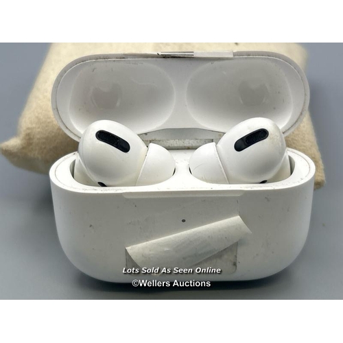 198 - Apple Airpods model A2190, powers up / not tested / signs of use / AN47