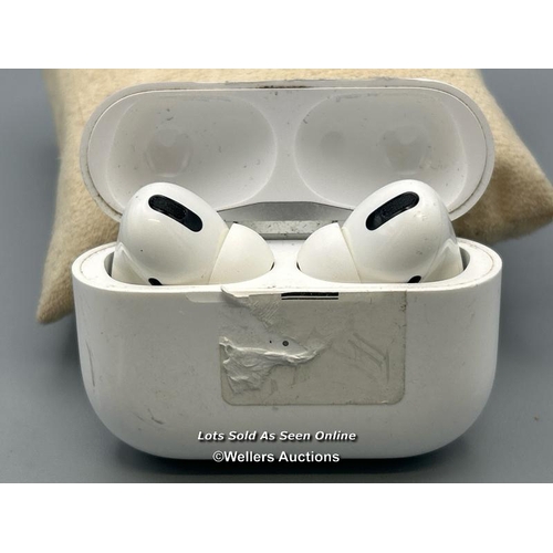 200 - Apple Airpods model A2190, powers up / not tested / signs of use / AN47