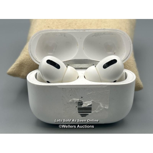 202 - Apple Airpods model A2190, powers up / not tested / signs of use / AN47