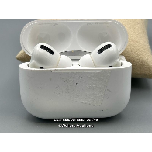 203 - Apple Airpods model A2190, powers up / not tested / signs of use / AN47