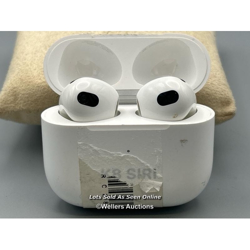 218 - Apple Airpods model A2566, powers up / not tested / signs of use / AN47