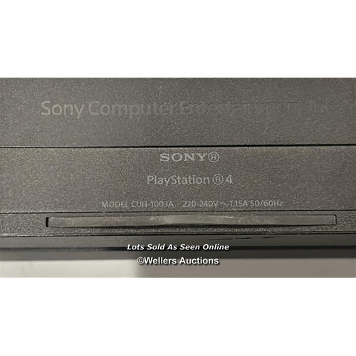 244 - Sony Playstation 4 console model: CUH-1003A / untested, without power supply / signs of use / AN48