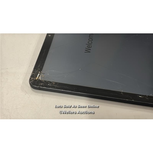 248 - Samsung Galaxy  S6 Lite tablet / powers up, not fully tested / damaged screen / AN48