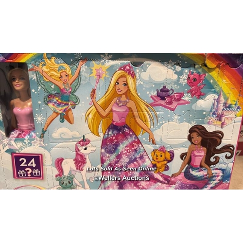 8115 - BARBIE DREAMTOPIA - CALENDARIO DELL AVVENTO, TANTI REGALI PER 25 GIORNI, CON ACCESSORI, GIOCATTOLO E... 