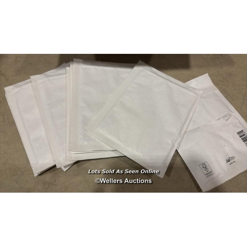 8124 - POSTMASTER PADDED ENVELOPES A5 WHITE PEEL SEAL BUBBLE MAILERS 170 X 225MM, 50 PACK / APPEARS NEW / S... 