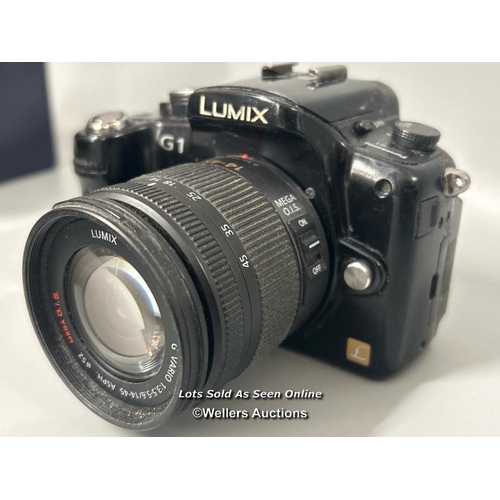 273 - Panasonic Lumix DMC-G1 digital camera with battery charger and box / powers up, not fully tested, si... 