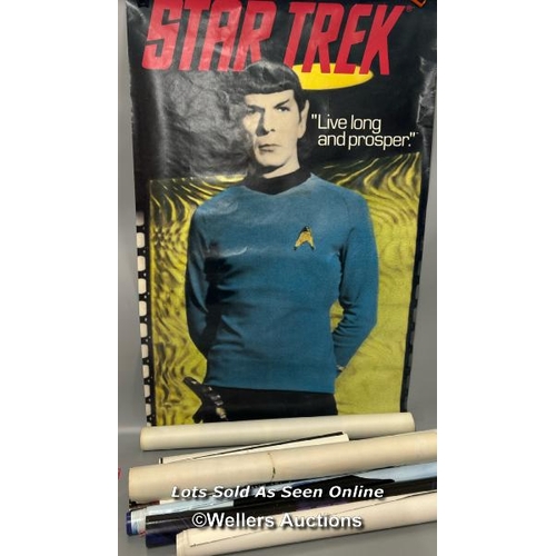 4 - Star Trek - nine assorted posters, largest 6ft high (x4) / T37