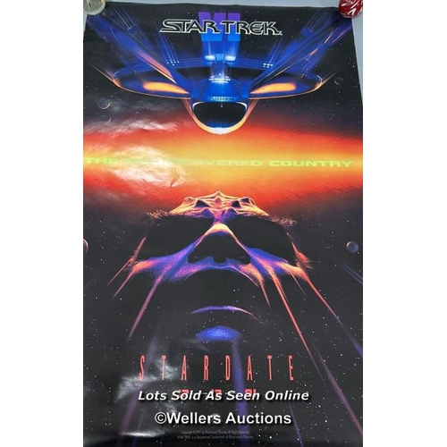 4 - Star Trek - nine assorted posters, largest 6ft high (x4) / T37