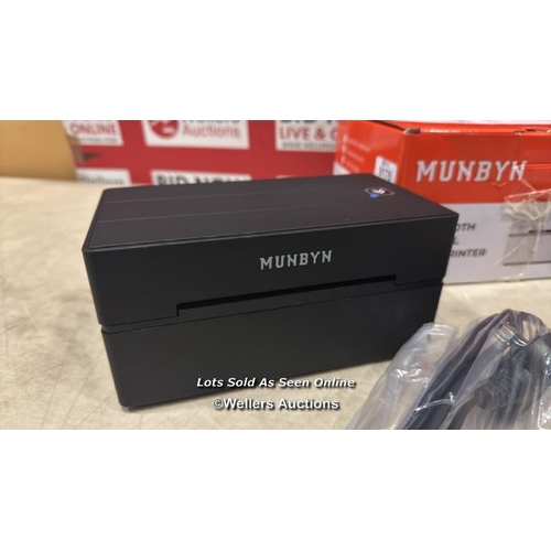 8178 - MUNBYN SHIPPING LABEL PRINTER BLUETOOTH CONNECTION, THERMAL LABEL PRINTER 4X6, POSTAGE LABEL PRINTER... 