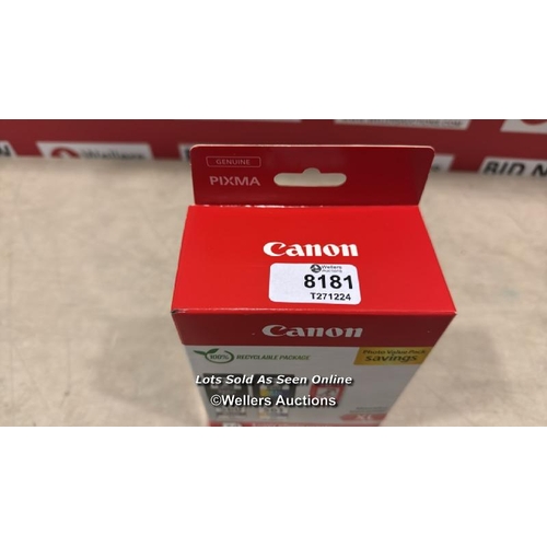 8181 - CANON INK & PAPER MULTIPACK - PG-560XL/CL-561XL GENUINE PRINTER INK CARTRIDGES 2 PACK (1 X BLACK XL,... 