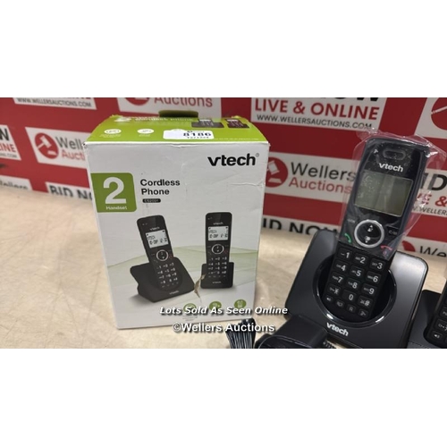 8186 - VTECH ES2001 DECT CORDLESS PHONE WITH NUISANCE CALL BLOCKER,EASY-TO-READ BACKLIT DISPLAY,ECO MODE,LA... 