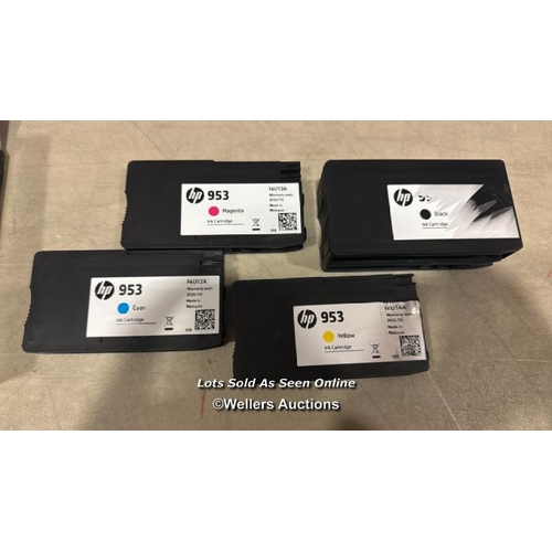 8193 - HP 6ZC69AE 953 ORIGINAL INK CARTRIDGES, BLACK/CYAN/MAGENTA/YELLOW, MULTIPACK / MINIMAL SIGNS OF USE/... 