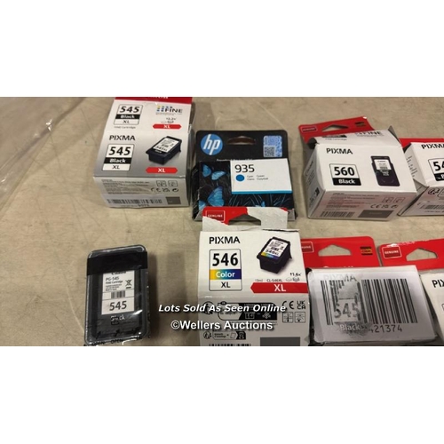 8194 - RRP OF 126 - BOX OF: HP 935 CYAN INK CARTRIDGE STANDARD YIELD C2P20AE [0] / CANON INK - PG-545XL HIG... 